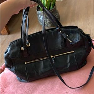 Black Leather Coach Purse